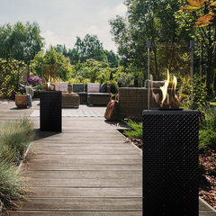 Kratki PATIO/M/G31/37MBAR/CZ/P стекло, черное тиснение с ручным управлением